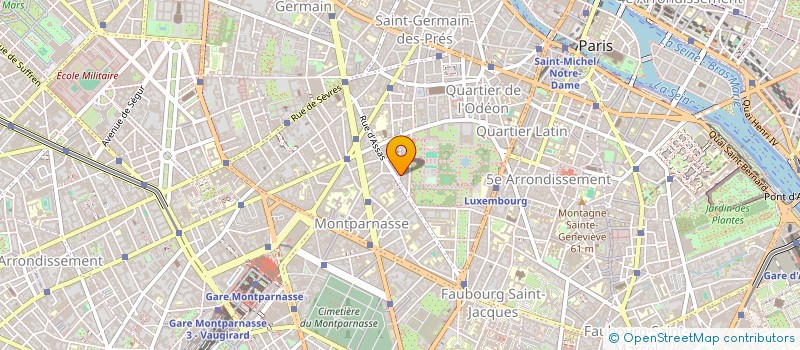 localisation de l'entreprise ASSOC NAT AIDE ANC MILITAIRE ANC COMBAT  PARIS