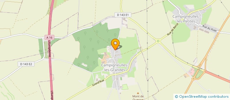 localisation de l'entreprise ASSOC NATIONALE DES PIEGEURS AGREES  CAMPIGNEULLES-LES-GRANDES