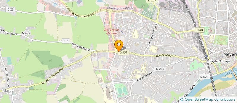 localisation de l'entreprise ASSOC NIVERN ADAPTAT ADULTES HANDICAPES à NEVERS