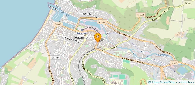 localisation de l'entreprise ASSOC NORMANDE FORMATION ET INSERTION à FECAMP