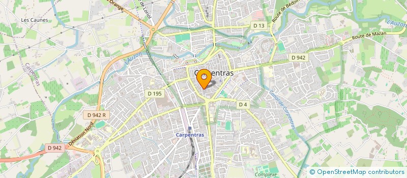 localisation de l'entreprise ASSOC NOS ENFANTS EN VACANCES à CARPENTRAS