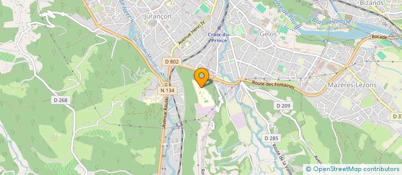 localisation de l'entreprise ASSOC NOTRE DAME DE GUINDALOS à JURANCON