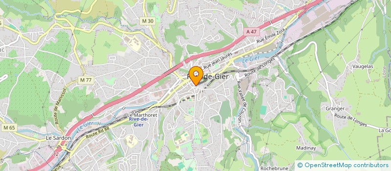localisation de l'entreprise ASSOC NOTRE DAME DE LA PAIX à RIVE-DE-GIER