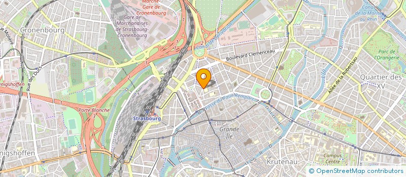 localisation de l'entreprise ASSOC NOTRE DAME DES MINEURS à STRASBOURG