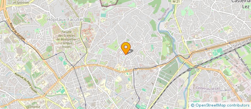 localisation de l'entreprise ASSOC NOTRE DAME ENSEIG CATHOLIQUE à MONTPELLIER
