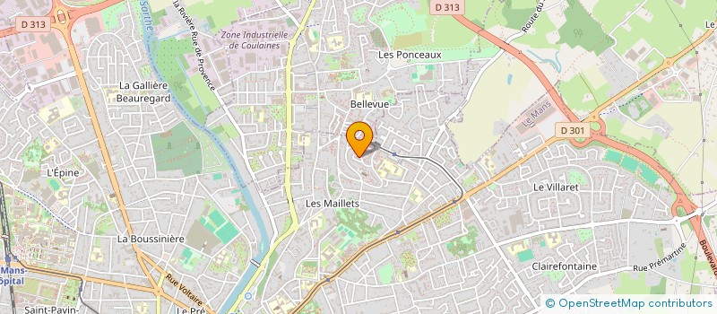 localisation de l'entreprise ASSOC NOUVELLE VALORISATION ACTION SOCIA à LE MANS