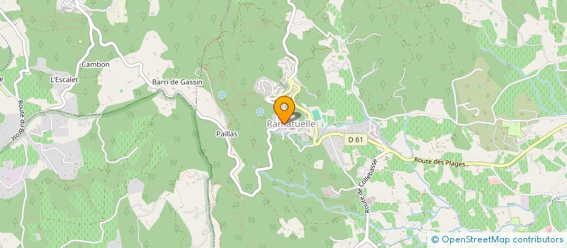 localisation de l'entreprise ASSOC NUITS  DE PAMPELONNE  RAMATUELLE