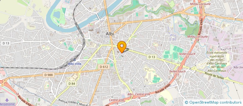 localisation de l'entreprise ASSOC OEUVRES DU PERE COLOMBIER à ALBI