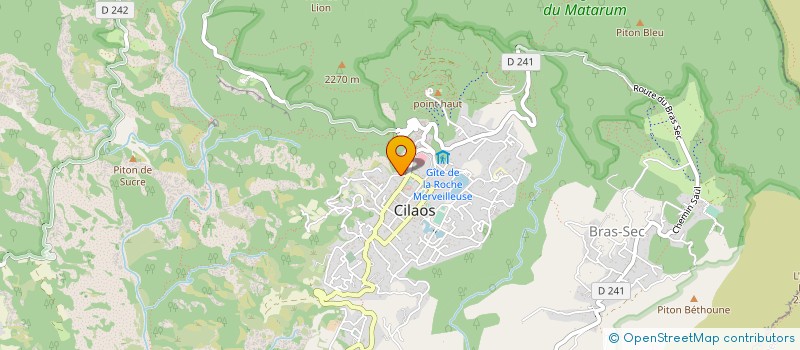 localisation de l'entreprise ASSOC OFFICE TOURISME CILAOS à CILAOS