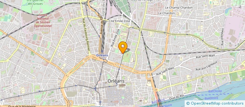 localisation de l'entreprise ASSOC OMNISPORTS CONSEIL GENERAL LOIRET à ORLEANS