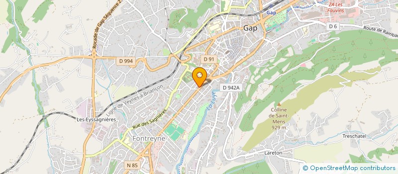 localisation de l'entreprise ASSOC OSC à GAP