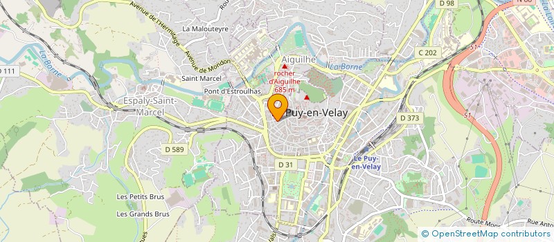 localisation de l'entreprise ASSOC PAREN ELEVE ECOLE JEANNE D ARC à LE PUY-EN-VELAY