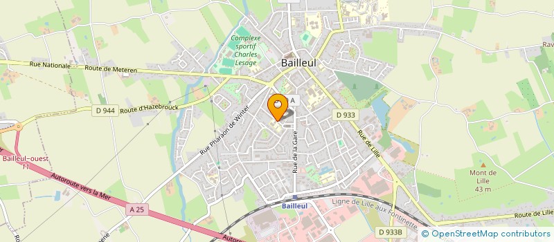 localisation de l'entreprise ASSOC PARENT D'ELEVES ECOLE STE MARIE à BAILLEUL