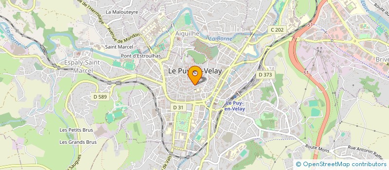 localisation de l'entreprise ASSOC PARENT ELEVE CENTRE JEUNE DEFICIEN à LE PUY-EN-VELAY