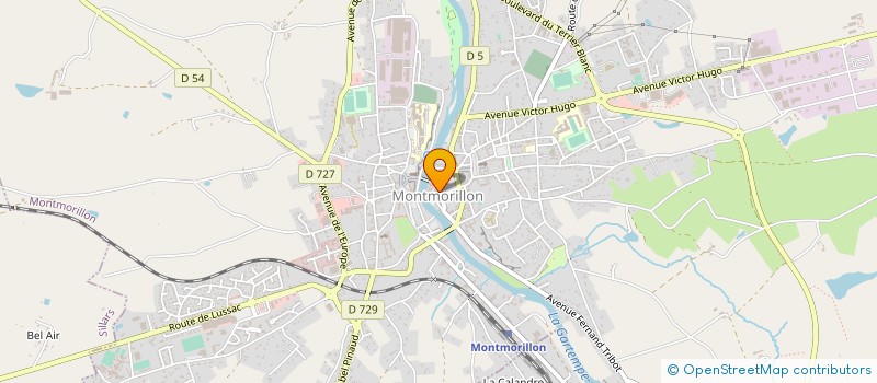 localisation de l'entreprise ASSOC PARENT ELEVE ECOLE PUBL  MONTMORILLON