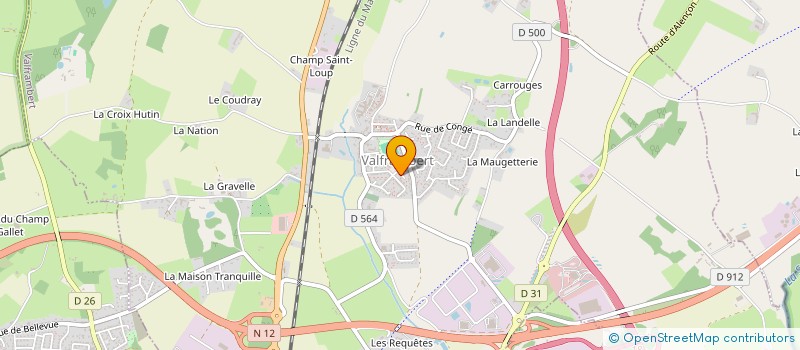 localisation de l'entreprise ASSOC PARENTS D'ELEVES à DAMIGNY