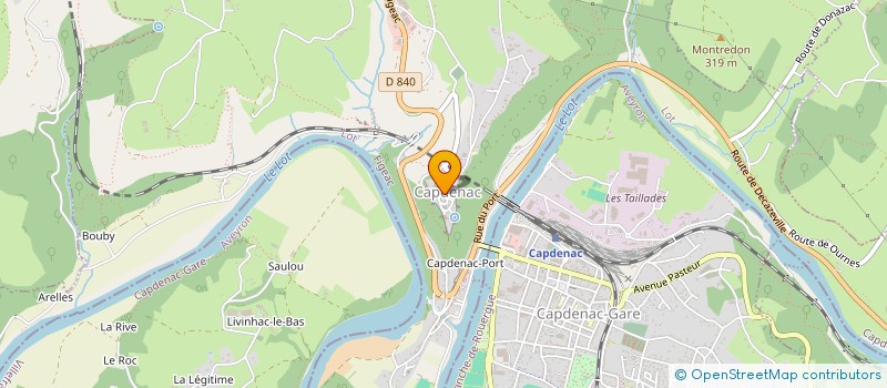 localisation de l'entreprise ASSOC PARENTS D ELEVES DE ST FELIX  SAINT-FELIX