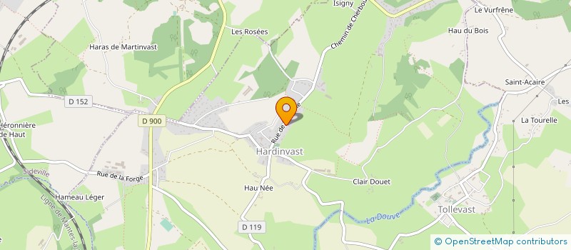 localisation de l'entreprise ASSOC PARENTS D'ELEVES DE VIRANDEVILLE  VIRANDEVILLE