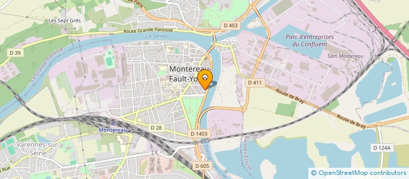 localisation de l'entreprise ASSOC PARENTS D ELEVES DU CONSERVATOIRE  MONTEREAU-FAULT-YONNE