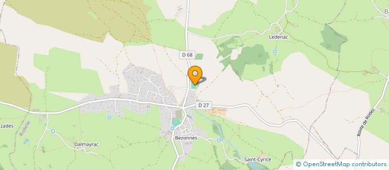 localisation de l'entreprise ASSOC PARENTS D'ELEVES ECOLE BEZONNES à BOZOULS