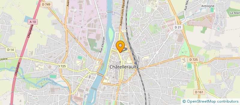 localisation de l'entreprise ASSOC PARENTS D'ELEVES ECOLE ST HENRI à CHATELLERAULT