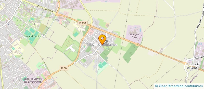 localisation de l'entreprise ASSOC PARENTS ELEVE ECOLE COMMUNALE à TILLOY-LES-MOFFLAINES