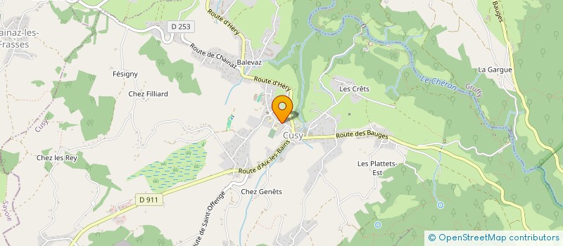 localisation de l'entreprise ASSOC PARENTS ELEVES à HERY-SUR-ALBY