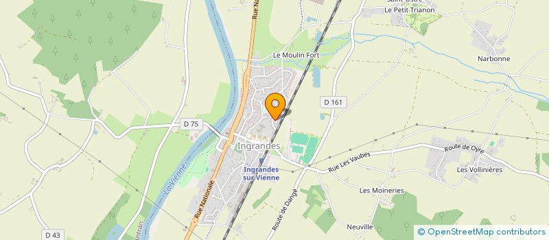 localisation de l'entreprise ASSOC PARENTS ELEVES  INGRANDES