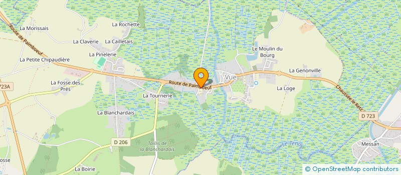 localisation de l'entreprise ASSOC PARENTS ELEVES AMIS ECOLE PUBLIQUE  VUE