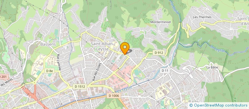 localisation de l'entreprise ASSOC PARENTS ELEVES   DESERTS  LES DESERTS