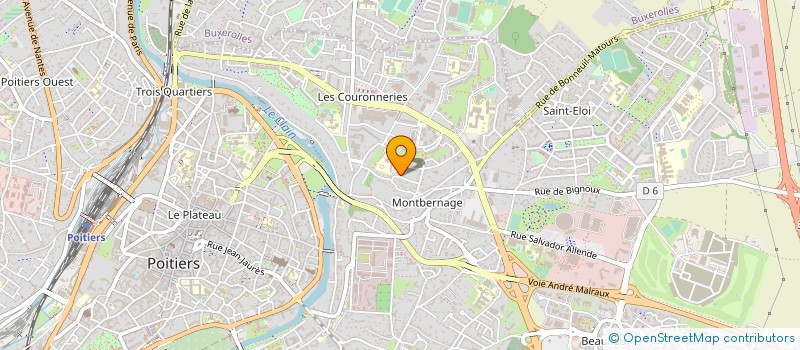 localisation de l'entreprise ASSOC PARENTS ELEVES ECOLE à POITIERS