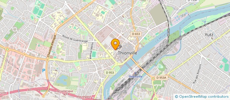 localisation de l'entreprise ASSOC PARENTS ELEVES ECOLE MATERNELLE à THIONVILLE