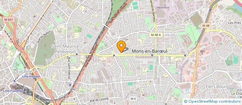 localisation de l'entreprise ASSOC PARENTS ELEVES ECOLE PERRAULT  MONS-EN-BARUL