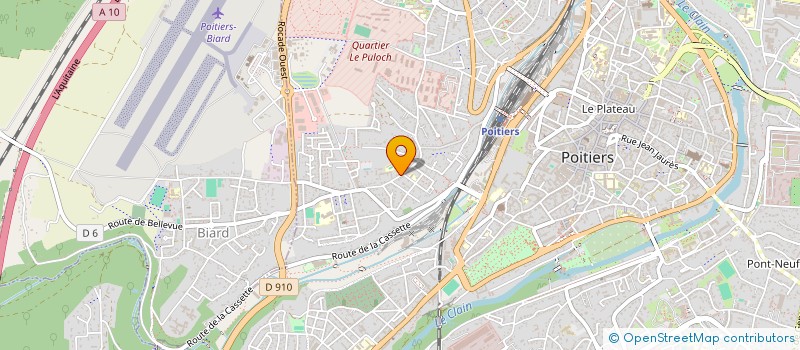 localisation de l'entreprise ASSOC PARENTS ELEVES FCPE MONTMIDI à POITIERS