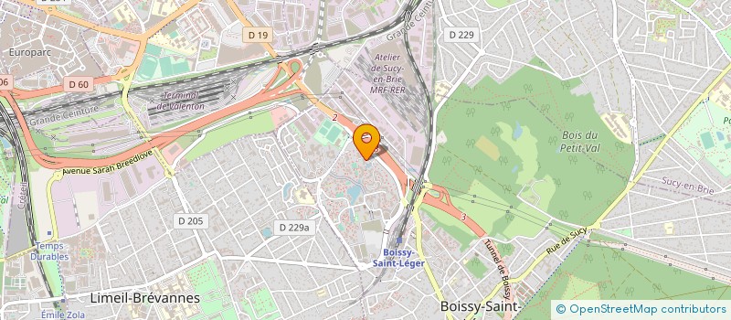 localisation de l'entreprise ASSOC PARENTS ELEVES INDEPENDANTS à BOISSY-SAINT-LEGER