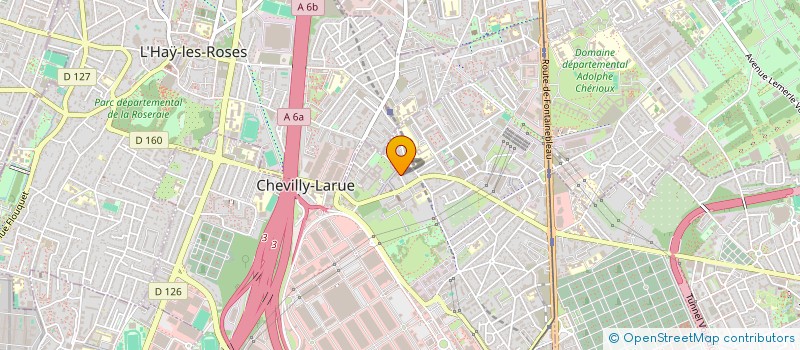 localisation de l'entreprise ASSOC PARENTS ELEVES PAUL BERT A  CHEVILLY-LARUE