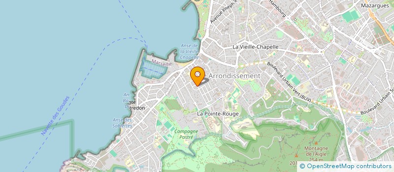 localisation de l'entreprise ASSOC PARENTS ELEVES PTE ROUGE à MARSEILLE