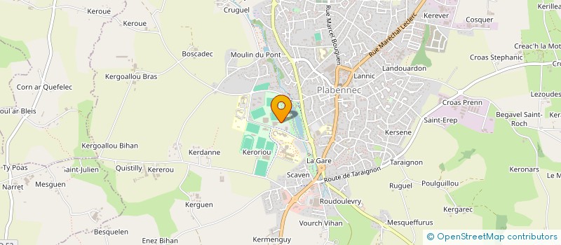 localisation de l'entreprise ASSOC PARENTS ELEVES PUBLIQUES à PLABENNEC