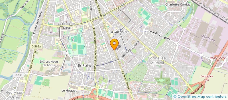 localisation de l'entreprise ASSOC PARENTS ELEVES TURCS DU CALVADOS  IFS