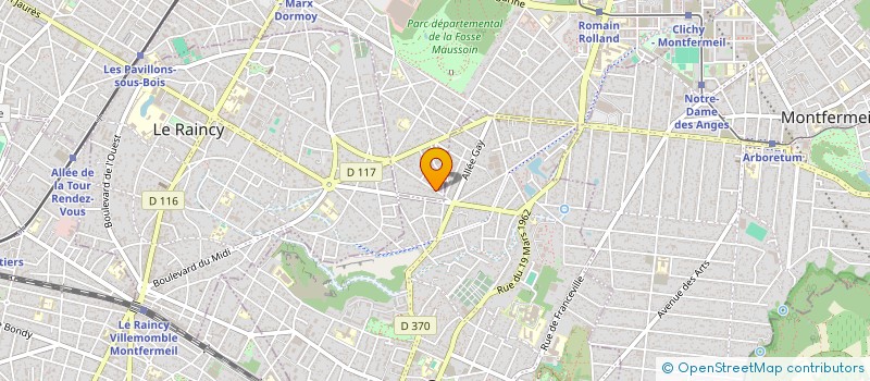 localisation de l'entreprise ASSOC PARLEMONDE à CLICHY-SOUS-BOIS