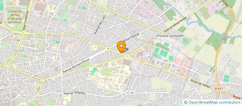 localisation de l'entreprise ASSOC PAROIS STE BERNADETTE à PAU