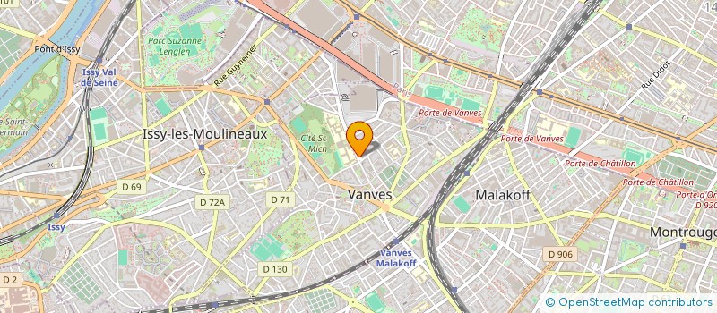 localisation de l'entreprise ASSOC PAROISSIALE LUTHERIENNE VANVES à VANVES