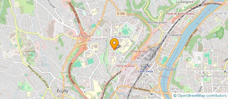 localisation de l'entreprise ASSOC PAROISSIALE ND DUCHERE  LYON