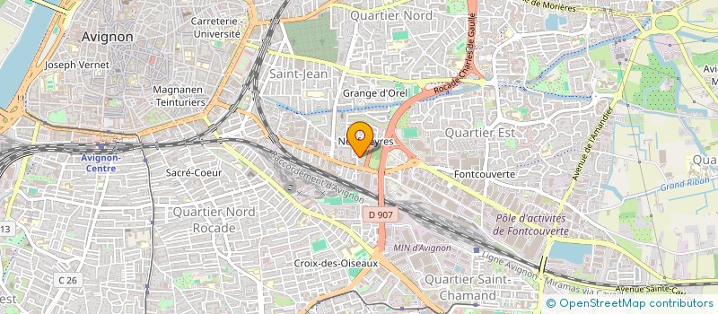 localisation de l'entreprise ASSOC PAROISSIALE SAINT JEAN à AVIGNON