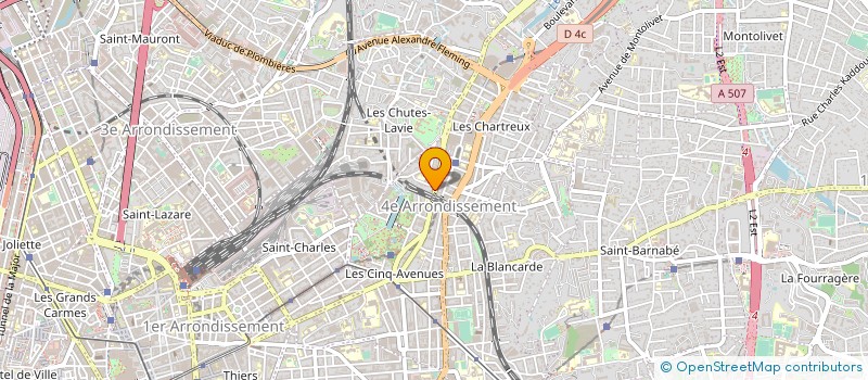 localisation de l'entreprise ASSOC PAROLE ENSCENE à MARSEILLE
