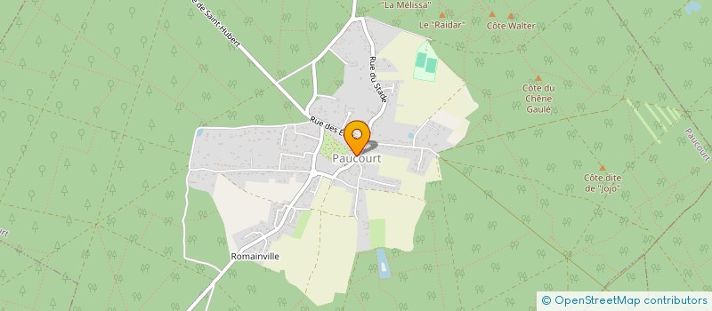 localisation de l'entreprise ASSOC PAUCOURTOISE ACTIVITES MUSICALES à PAUCOURT