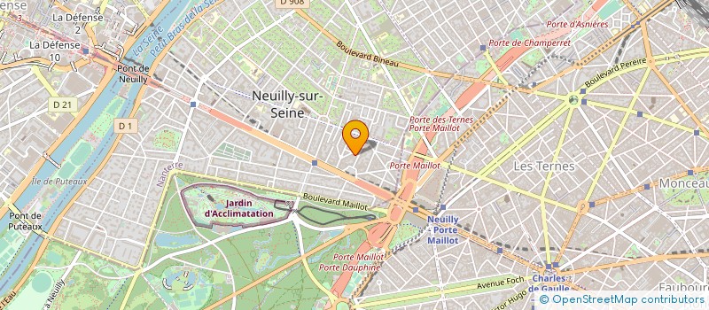 localisation de l'entreprise ASSOC PAX & LABOR à NEUILLY-SUR-SEINE