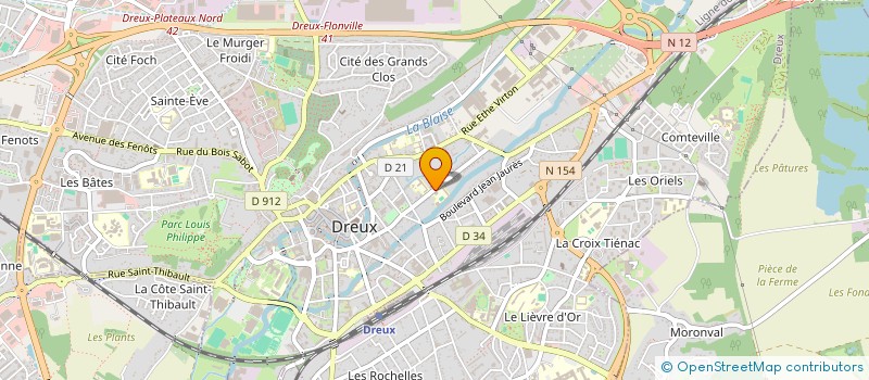 localisation de l'entreprise ASSOC PAYS DROUAIS à DREUX