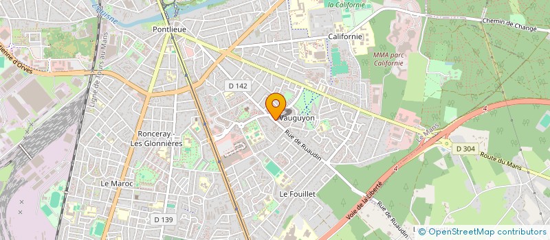 localisation de l'entreprise ASSOC PECHE PROTECTION MILIEU AQUATIQUE  LE MANS