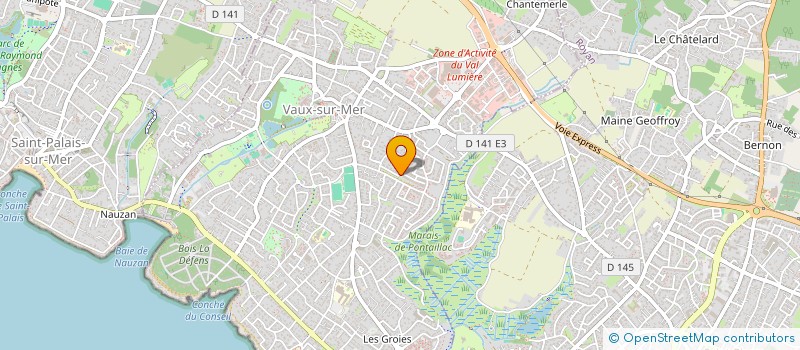 localisation de l'entreprise ASSOC PECHE SPORTIVE COTE BEAUTE  VAUX-SUR-MER